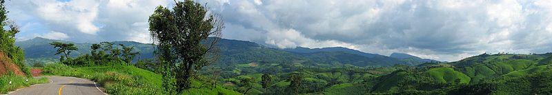 Phu Chi Fa mountain range