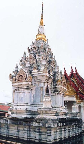 Pagoda in Srivijaya style in Chaiya, Thailand