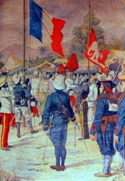 French troops in Trat (1904)